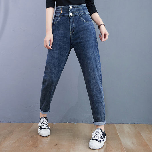 Jeans Taglie Forti Vita Alta