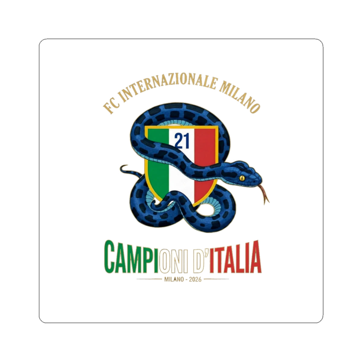 Sticker "Campioni d'Italia"